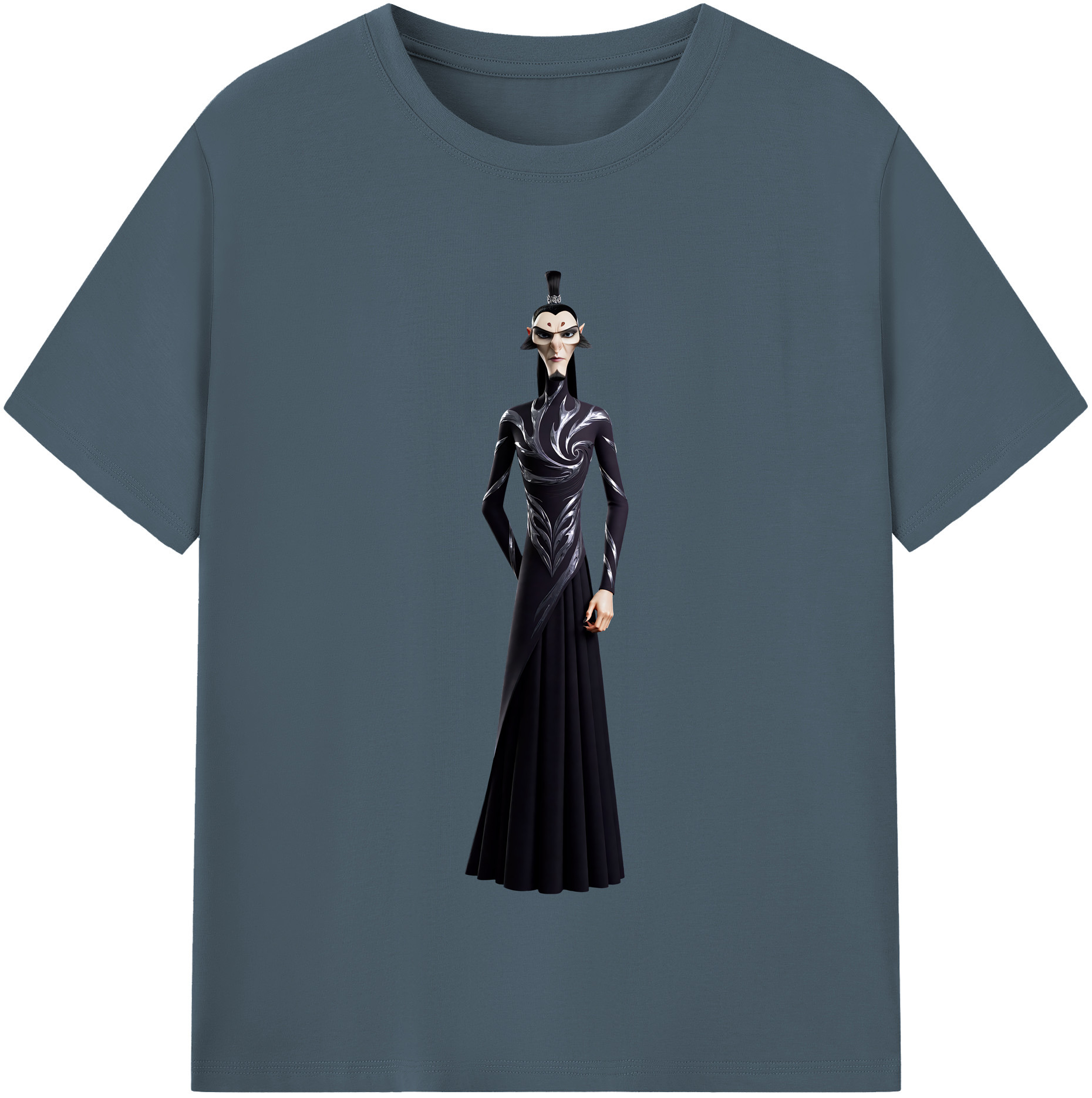 （画像用） Ne Zha 2 ナタ 魔童の大暴れ 綿100％半袖Tシャツ（フロントプリント）